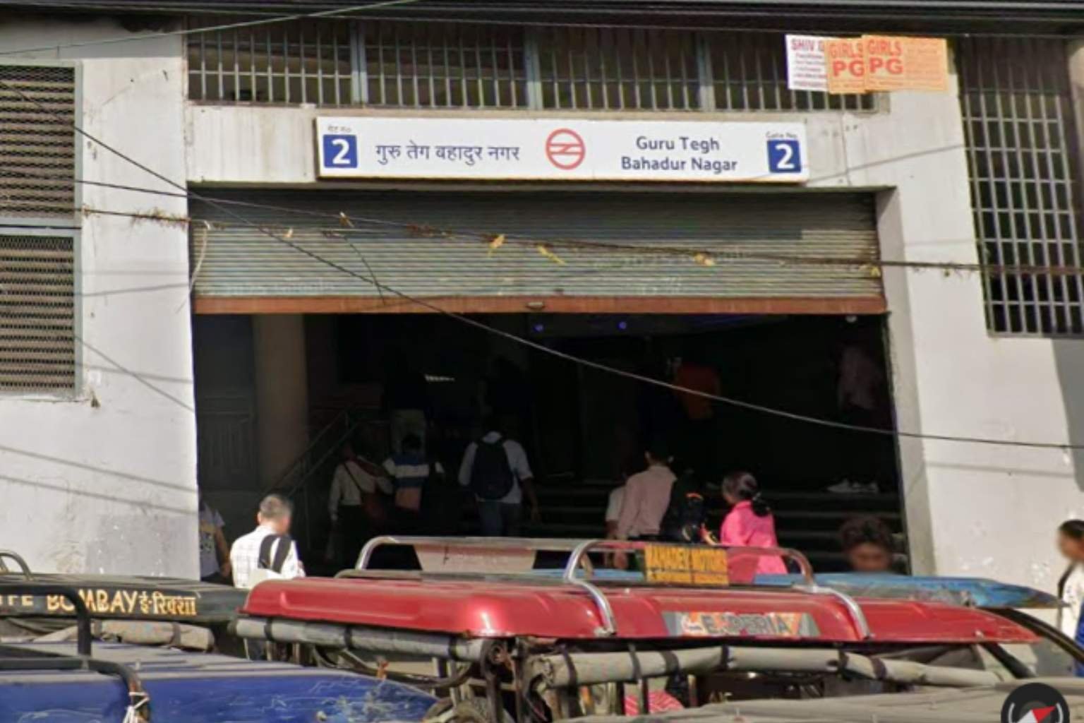 gtb nagar metro station gate no 2